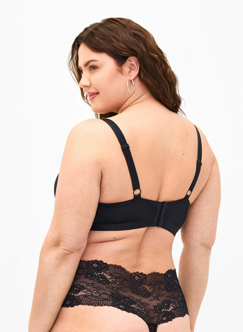 Formstøpt BH med mesh, Black, Model