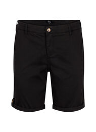 Chinoshorts med lommer, Black