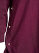 Strikkebluse med knapper i sidene, R&oslash;d, Packshot image number 3