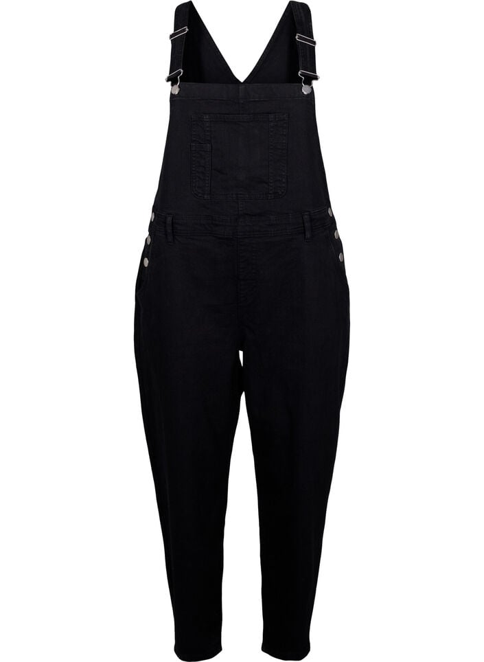 Denim snekkerbukse, Black, Packshot