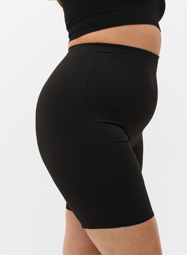 Light shapewear shorts med høyt liv, Black, Model image number 2