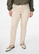 Slim fit Emily-jeans med regular waist, Beige, Model image number 2