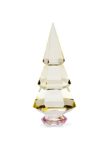 Juletre i krystallglass, Yellow, Packshot image number 0