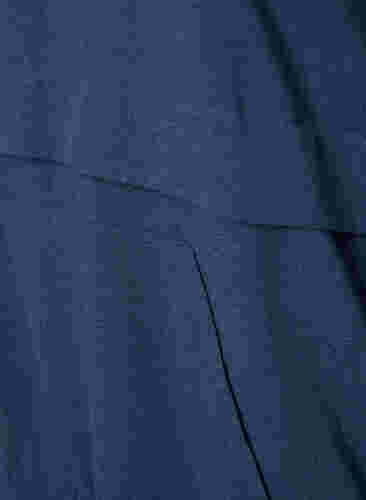 Genser med glidelås og lomme, Insignia Blue Mel. , Packshot image number 3