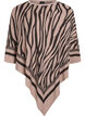 Finstrikket poncho, Svart, Packshot image number 0