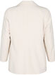 Klassisk blazer med knappelukking, Beige, Packshot image number 1
