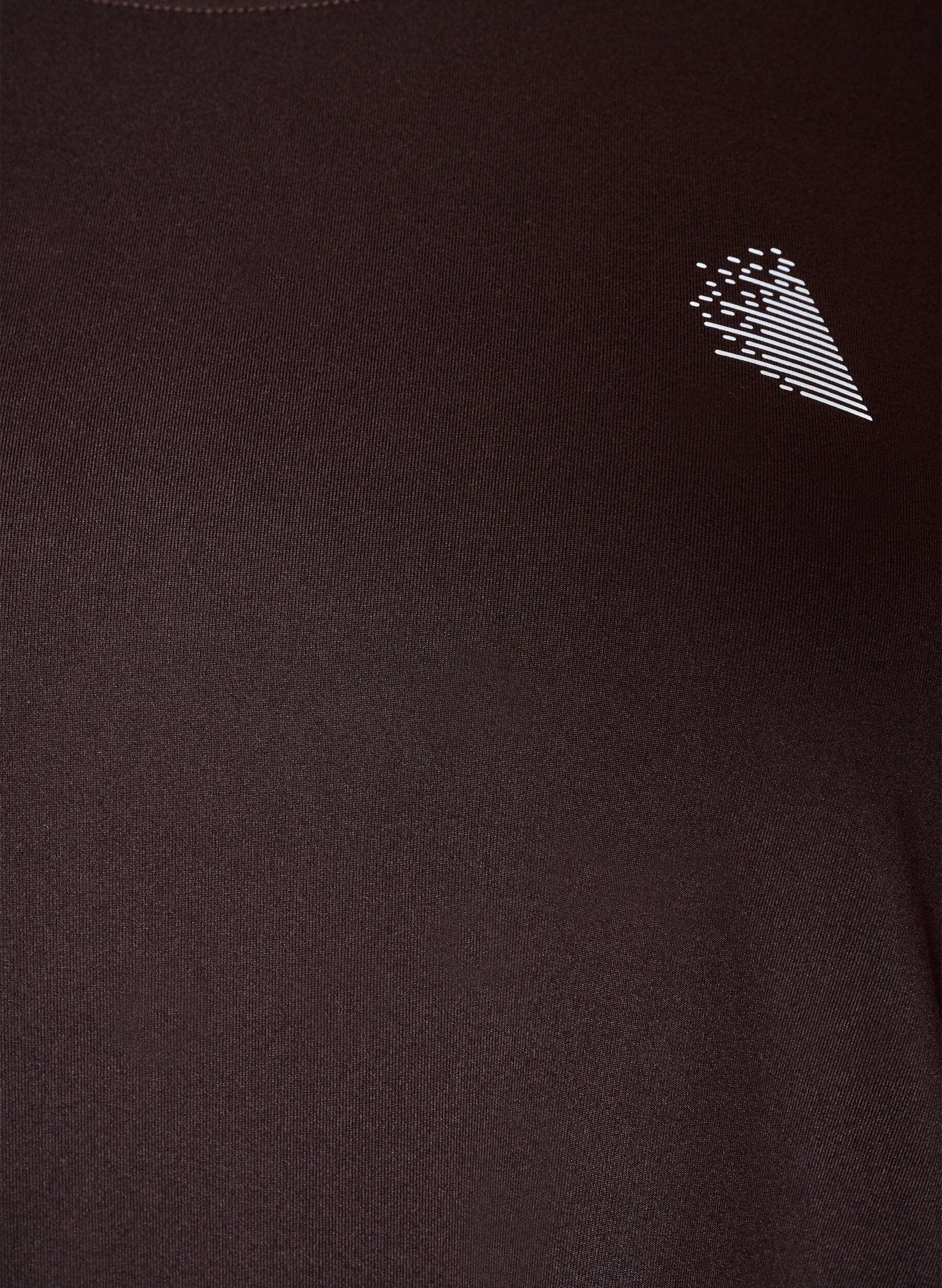 ZizziTreningsgenser med 3/4-ermer, Brown, Packshot image number 2
