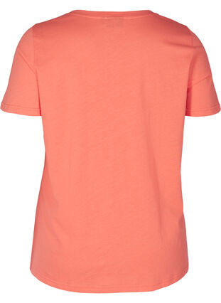 T-skjorte med print, Living Coral BLESSED, Packshot image number 1