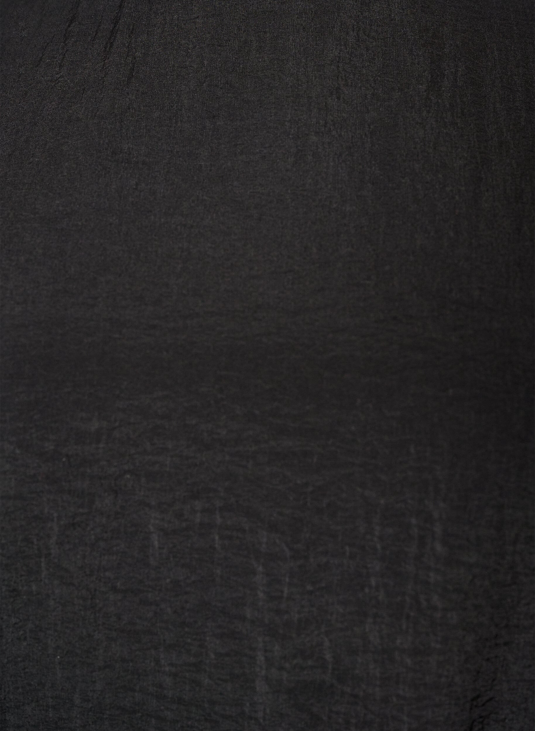 ZizziAnkellang kjole med flagrende ermer og knytebelte, Svart, Packshot image number 2