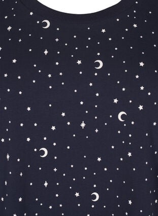 Zizzi Trykt nattetopp, Blå, Packshot image number 2