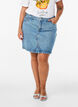 Kort denimskj&oslash;rt med lommer, Bl&aring;, Model image number 3