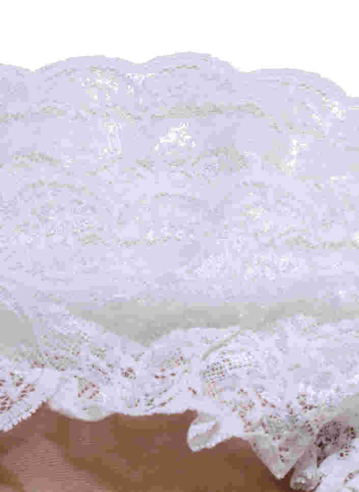 Selvsittende strømper med blondekant i 20 denier, Nude w. Star White, Packshot image number 2
