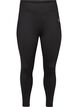Cropped basis treningsleggings, Svart, Packshot image number 0