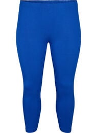 Basisleggings i viskose med 3/4-lengde, Bl&aring;