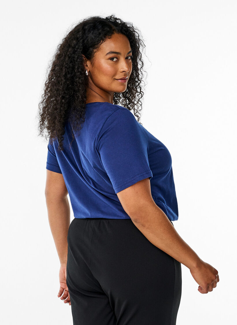 FLASH - T-skjorte med motiv, Blå, Model image number 2