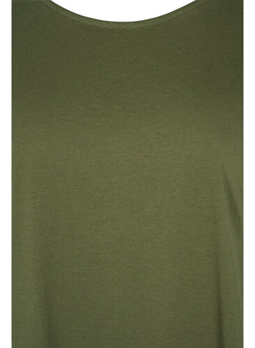 T-skjorte i bomullsmiks, Ivy Green, Packshot image number 2