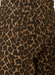 Leopardm&oslash;nstret denim Bermudashorts, Brun, Packshot image number 3