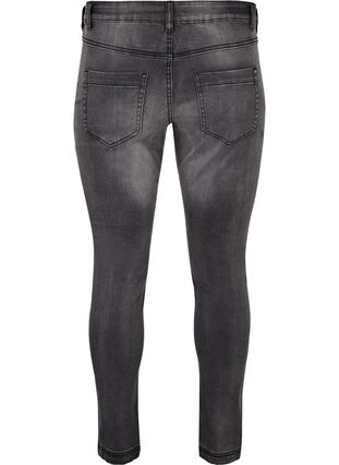 Viona jeans med normal midje, Dark Grey Denim, Packshot image number 1
