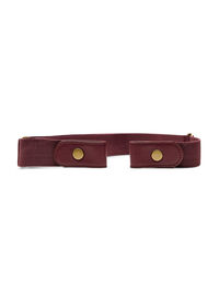 Elastisk belte, Mørk Bordeaux Elastisk belte