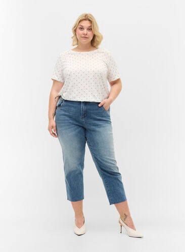 Prikkete T-skjorte i bomull, Snow White W. Dot, Model image number 2