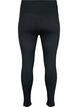 Treningstights med fleece f&ocirc;r, Svart, Packshot image number 1