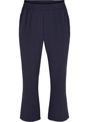 Stripete bukser med lommer, Night Sky, Packshot image number 0