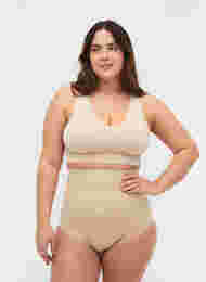 Shapewear truse med høyt liv, Nude, Model