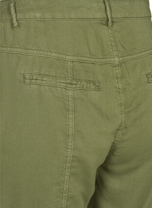 3/4-bukser i lyocell, Ivy green, Packshot image number 3