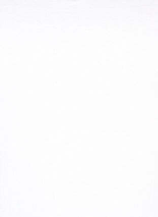 Zizzi Basistopp i bomull, Hvit, Packshot image number 2