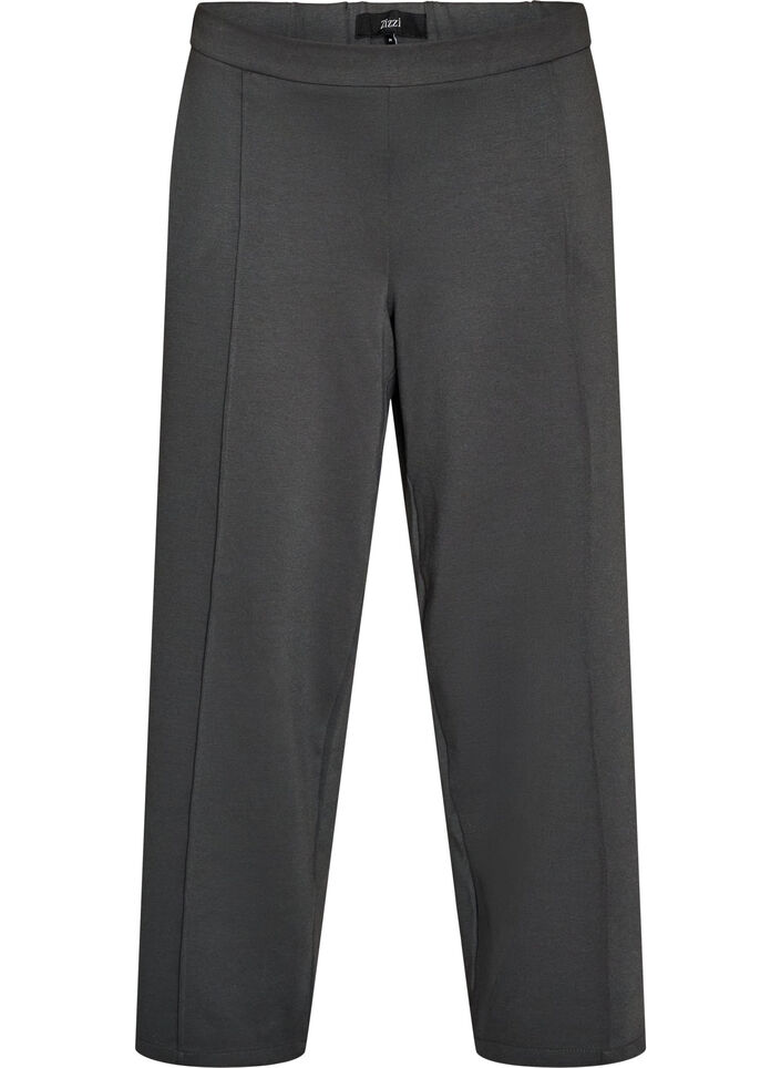 Loose fit jerseybukser med h&oslash;y midje, Gr&aring;, Packshot image number 0