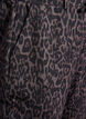 Cropped bukser med leopardmønster, Brun, Packshot image number 2
