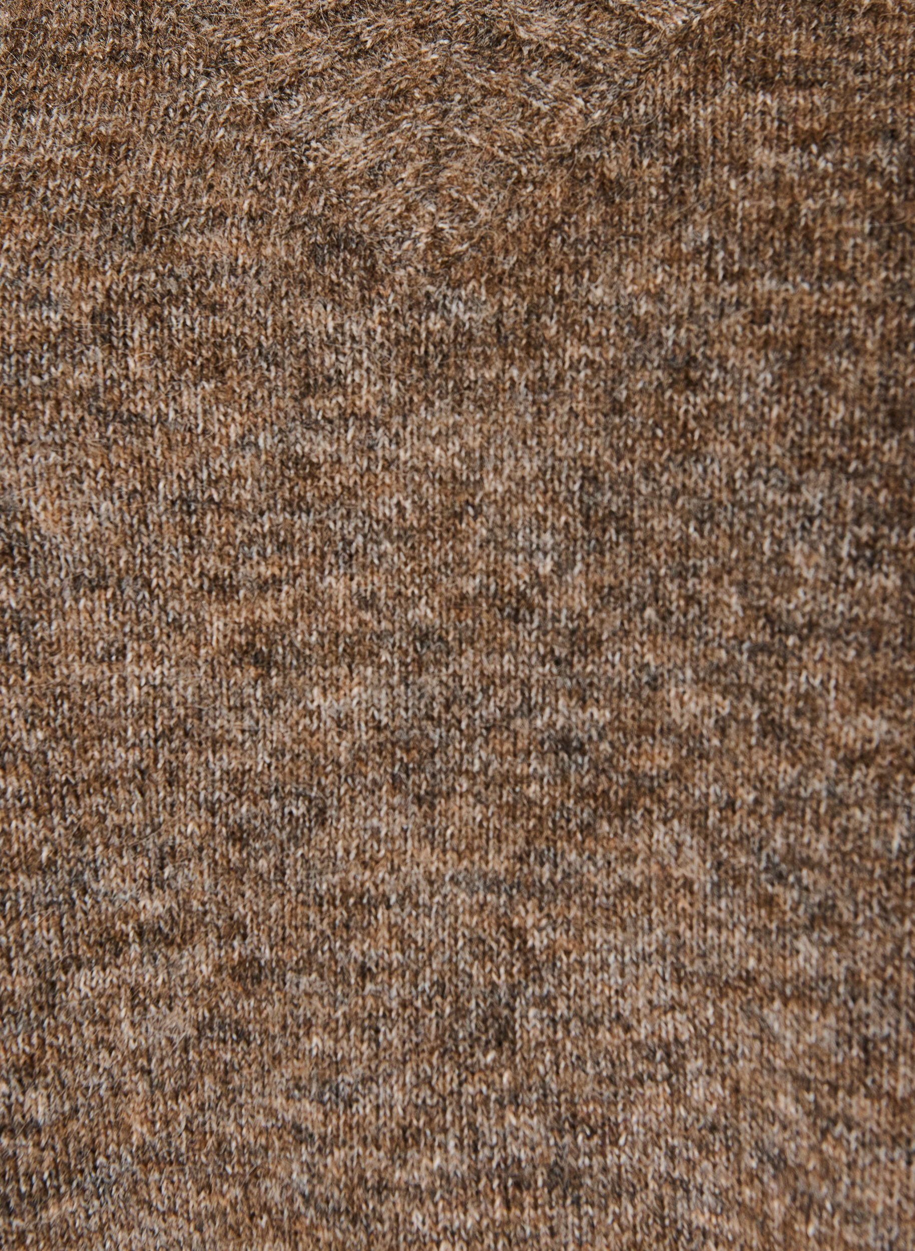 ZizziGenser med V-hals, Brun, Packshot image number 2
