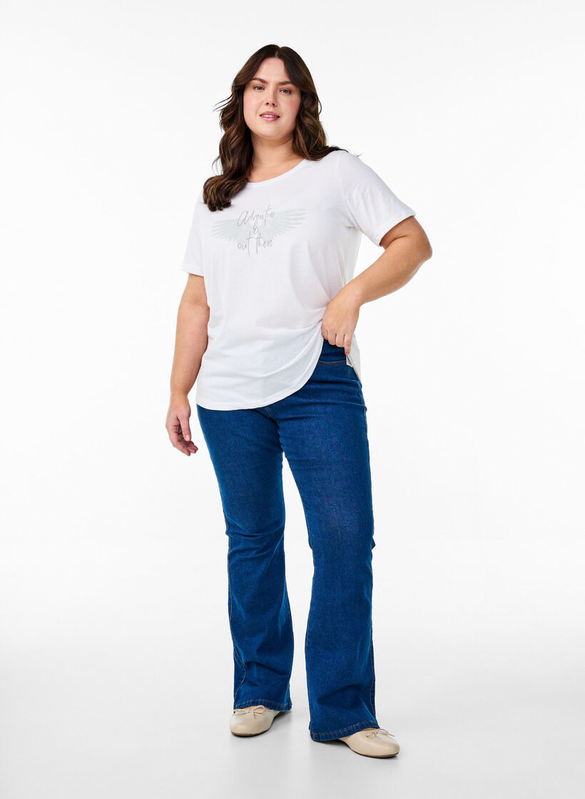 FLASH - T-skjorte med motiv, Hvit, Model image number 1