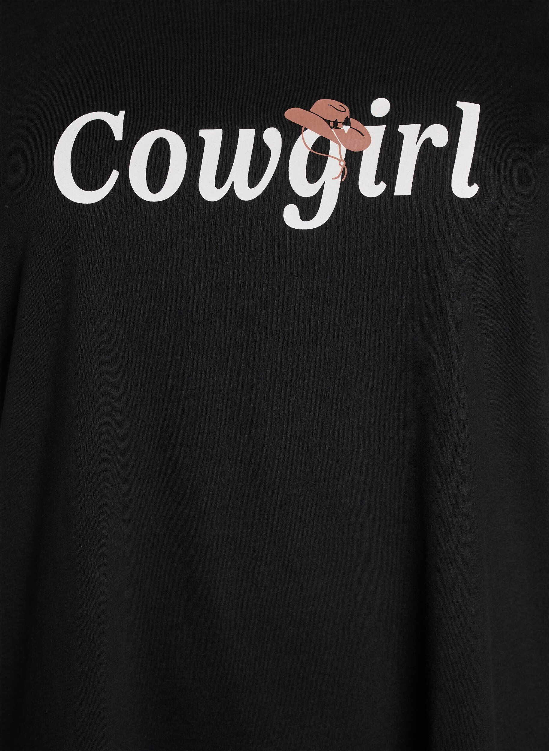 Zizzi FLASH - T-skjorte med trykk, Svart, Packshot image number 2