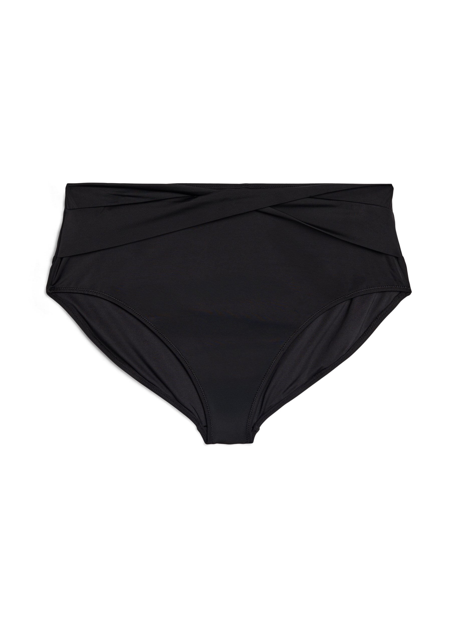 Bikinitruser med omslagsdetaljer