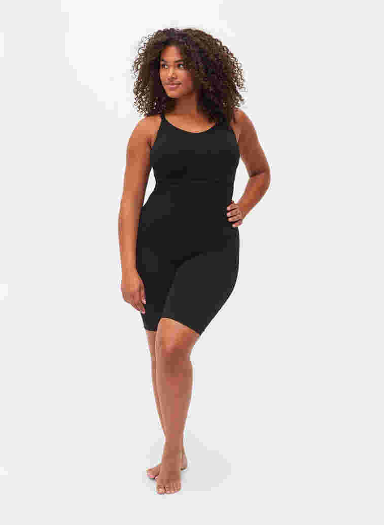 Shapewear jumpsuit, Black, Model image number 2