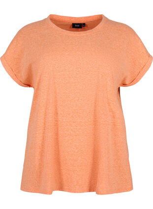 Melert T-skjorte med korte ermer, Exuberance Mél, Packshot image number 0