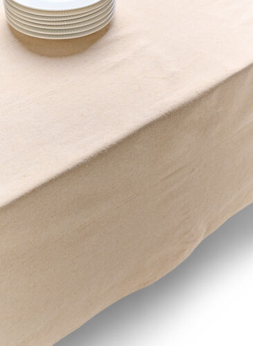 Bomullsduk, Beige, Packshot image number 2