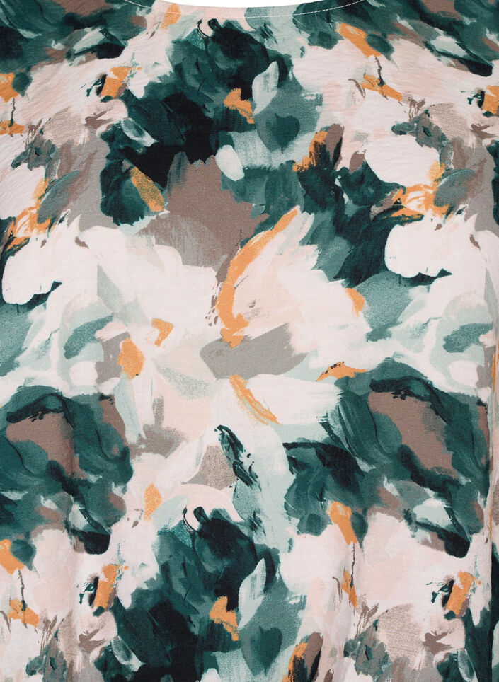 Viskosebluse med trykk, Duck Gr. Forest AOP, Packshot image number 2
