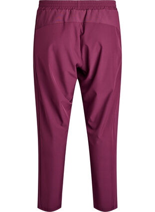 Zizzi Lett treningsbukse med lommer, Grape Wine, Packshot image number 1