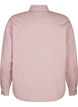 Ensfarget dongeriskjorte med brystlommer, Pale Mauve, Packshot image number 1