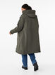 Parkas med hette og justerbar midje, Black Olive, Model image number 2