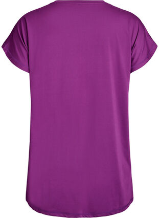 Zizzi Lang treningst-skjorte, Lilla, Packshot image number 1