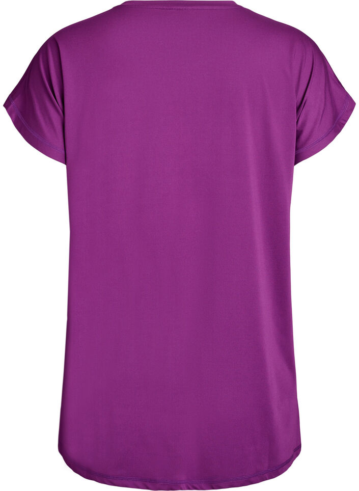 Lang treningst-skjorte, Lilla, Packshot image number 1