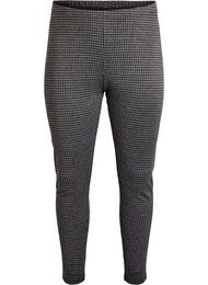 Mønstrede leggings med regular waist, Grå