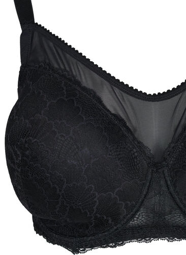 Blonde-BH med mesh, Black, Packshot image number 2