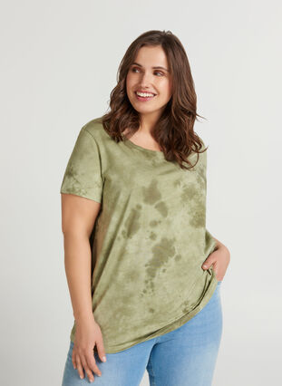 T-skjorte, Ivy green Tie D, Model image number 0