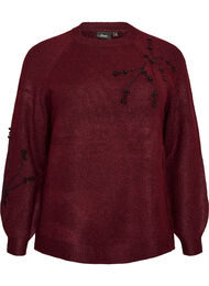 Genser med perlebroderi, 2358