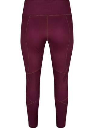 Ensfargede treningstights, Fig, Packshot image number 1