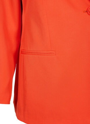 FLASH - Enkel blazer med knapp, Orange.com, Packshot image number 3